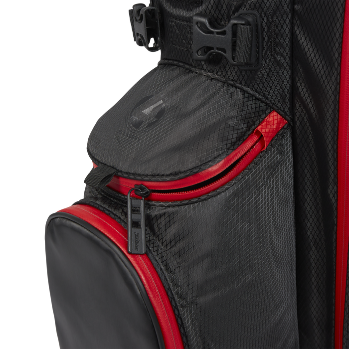 Titleist Players 4 stadry stand bag 2023 black red