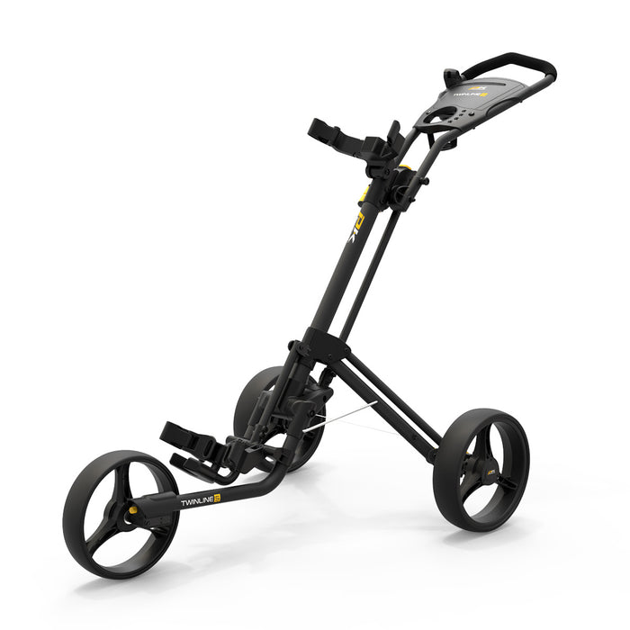 powakaddy twinline 5 push trolley black