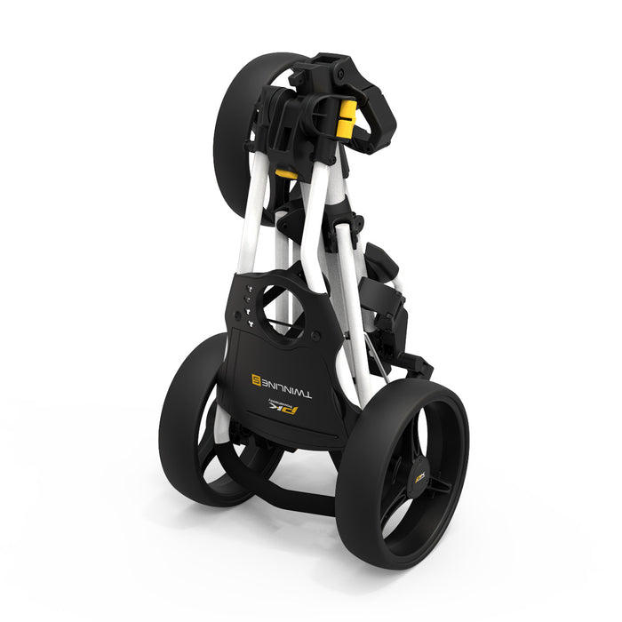 powakaddy twinline 5 push trolley white