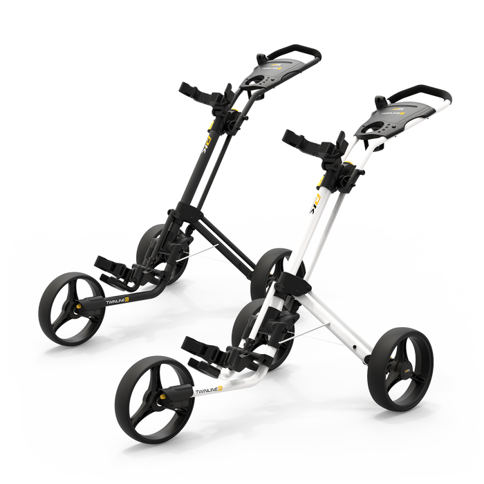 powakaddy twinline 5 push trolley 