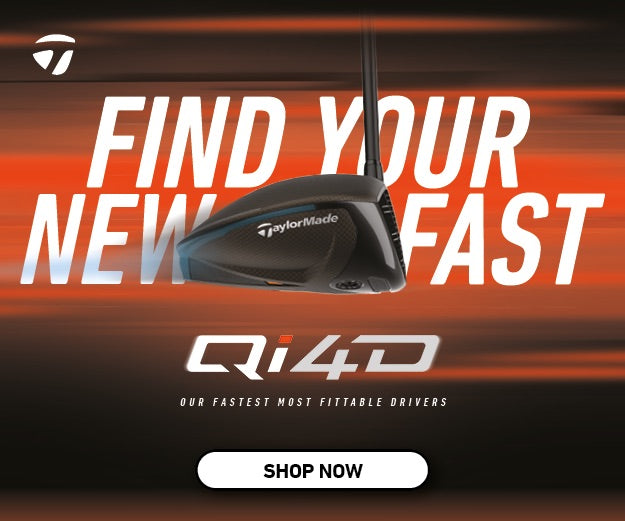 New 2026 TaylorMade Qi4D Range of golf clubs now available.