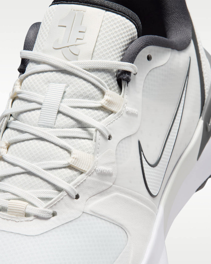 close up of a nike golf shoe