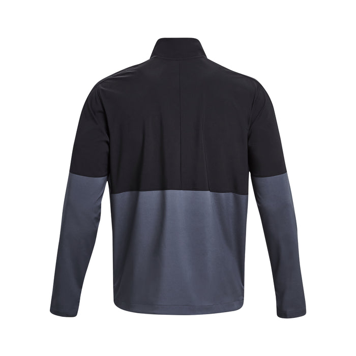 Under Armour Storm Windstrike Men's Golf Pullover Colour - Black & Downpour Grey  Under Armour Product Code - 1377382-002