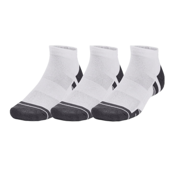 Under Armour Performance Tech Low Cut Socks - 3 Pair Pack - White