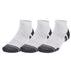 Under Armour Performance Tech Low Cut Socks - 3 Pair Pack - White