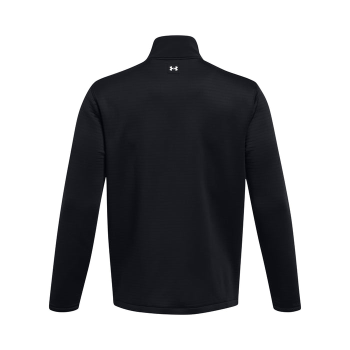 Under Armour Zip-up sweatshirt - black/mottled black 