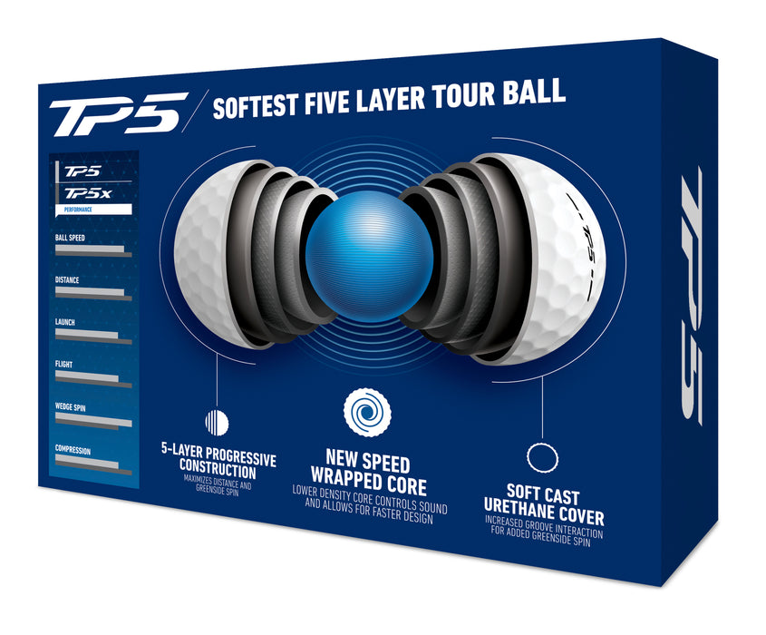 TaylorMade TP5 Golf Balls - 2024