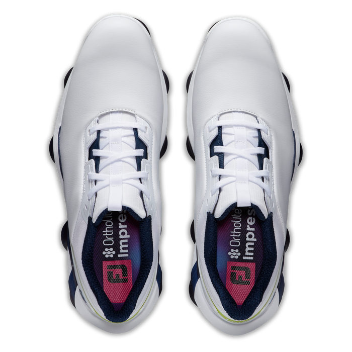 FootJoy Tour Alpha Golf Shoes - White/Navy/Lime