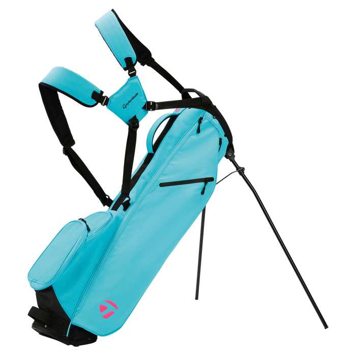 TaylorMade FlexTech Carry Golf Stand Bag 2024 - Miami Blue