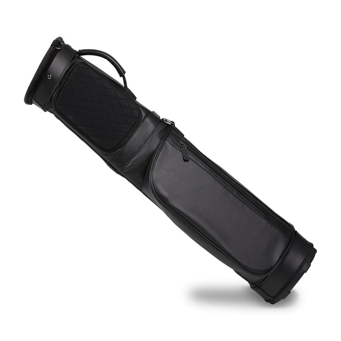 Titleist LINKSLEGEND Carry Golf Bag in black on its side showing back pad