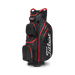Titleist Cart 14 StaDry Golf Cart Bag in blakc/black/red side view