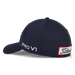 titleist tour elite fitted hat in navy side vire showing pro v1 logo