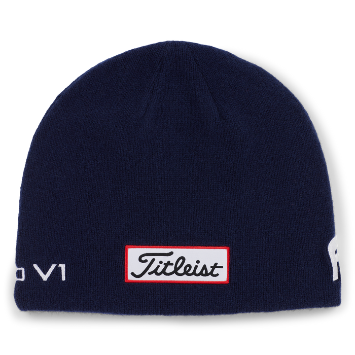 Titleist Tour Merino Golf Beanie Hat - navy back view