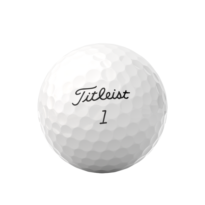 New Dozen Titleist Pro V1 Golf Balls 2025 in White, Yellow or High Numbers