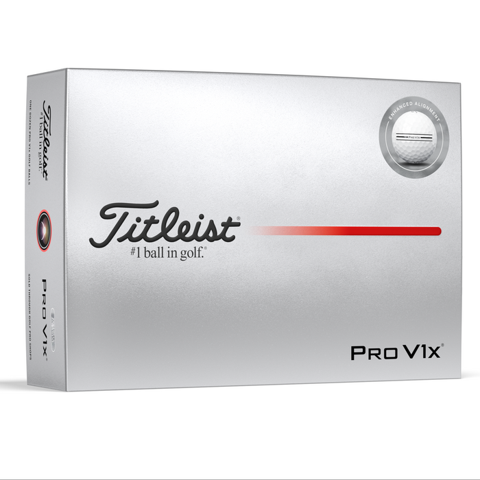 Titleist Pro V1x Enhanced Alignment Golf Balls 2025 - Dozen