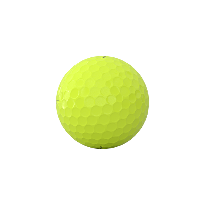 Titleist AVX Golf Balls - yellow ball side view