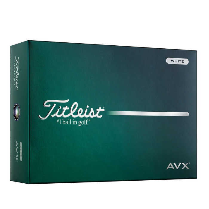 Titleist AVX Golf Balls white dozen box view