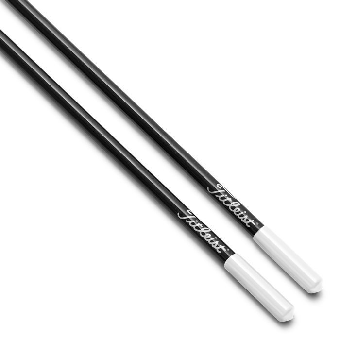 close up of Titleist Alignment Sticks in black