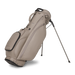 A Barnwood Grey Titleist LINKSLEGEND Classic Members II Golf Stand Bag with black trim and silver metal legs, shown on a clean white background.
