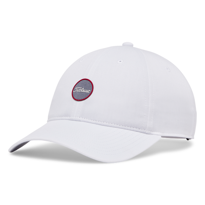 Titleist Montauk Lightweight Golf Hat in new 2026 colour white/crimson