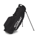 Titleist Players S4 Golf Stand Bag in black on its stand