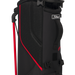 Titleist Players S4 Golf Stand Bag in black red close up of back pad