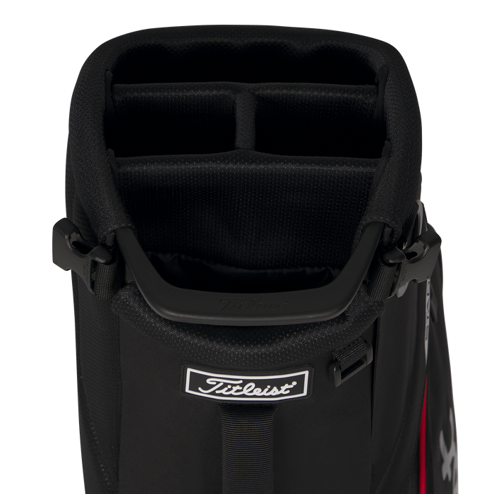 Titleist Players S4 StaDry Golf Stand Bag, view of the top 4 way dividers