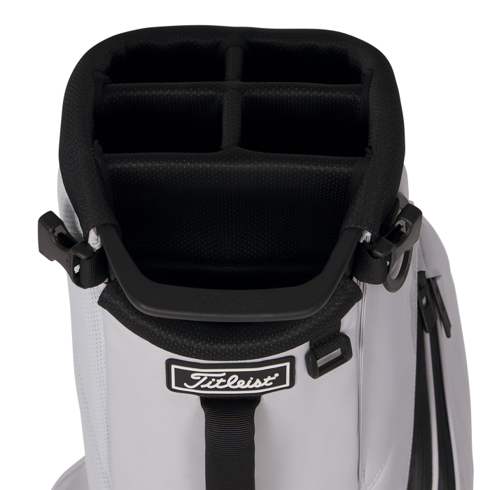 Titleist Players S5 StaDry Golf Stand Bag. View of the top dividers