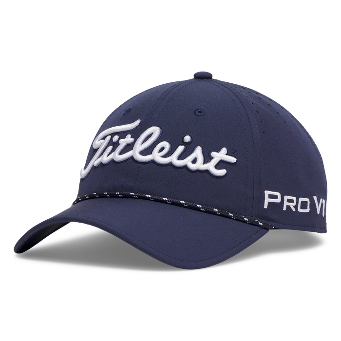 Titleist Tour Breezer Golf Hat 2026 in navy with white logo
