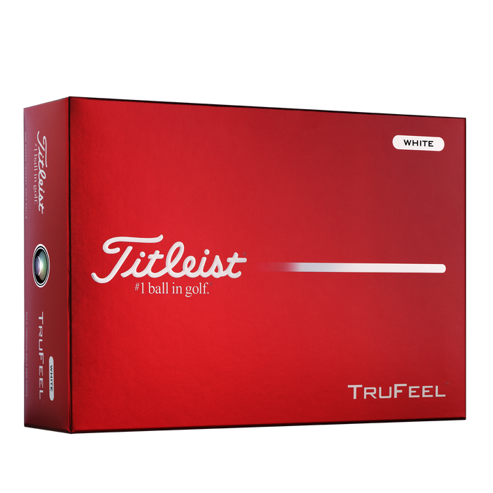 Titleist TruFeel Golf Balls - white dozen box view