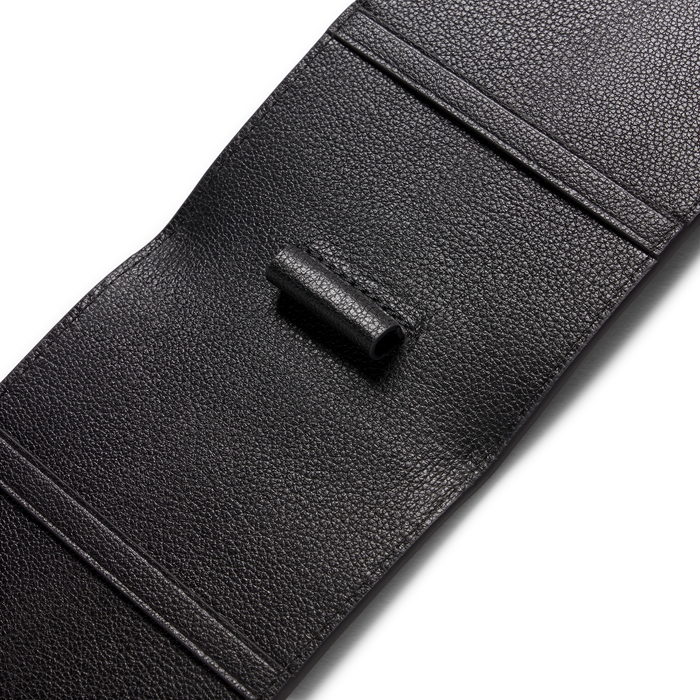 Titleist Golf Yardage Book showing open, close up of pencil holder