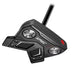 Scotty Cameron Phantom 11R OC Spec III putter in matte black with silver sole weights and red detailing, rear view.