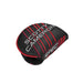 Scotty Cameron Phantom 11R OC Spec III putter headcover in black with red striped detailing and white embroidered branding.