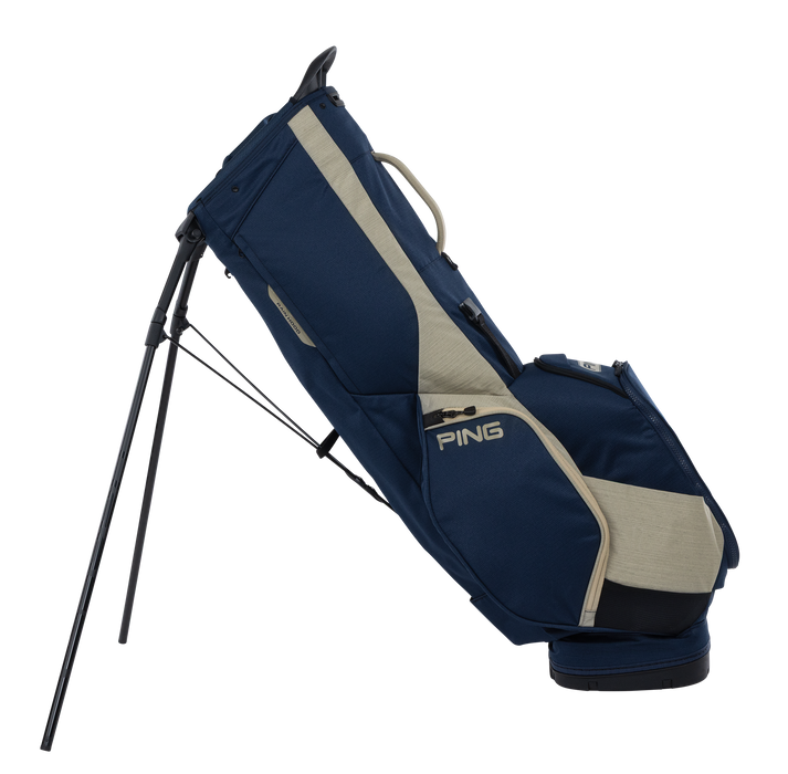 PING Hoofer Golf Stand Bag - navy sand inside view