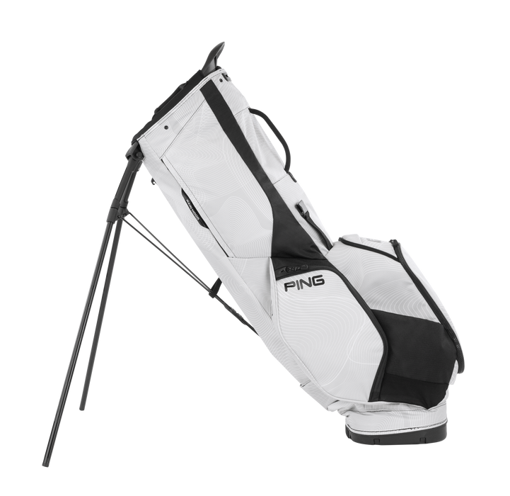 PING Hoofer Golf Stand Bag white contour inside view