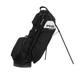 PING Hoofer 14 Golf Stand Bag in black standing on its stand