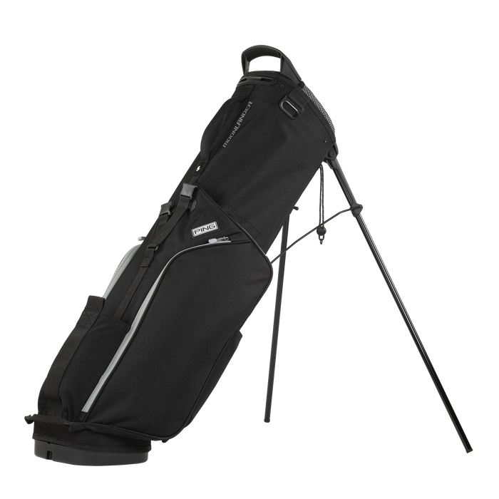PING Moonlander Golf Stand Bag - black full view of golf bag