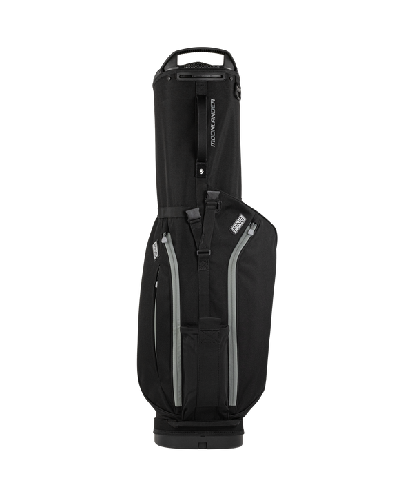 PING Moonlander Golf Stand Bag black view without straps