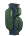 Ping Traverse Golf Cart bag in green and navy, full view