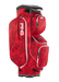 Ping Traverse Golf Cart bag in red full view of the bag red scarlett full view of the bag