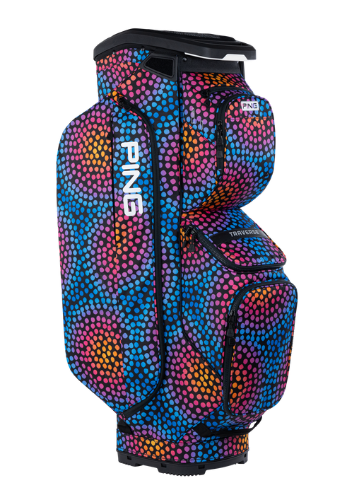PING Traverse Golf Cart Bag in limited edition mosaic