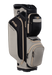 PING Pioneer Golf Cart Bag in beige and black full view of bag