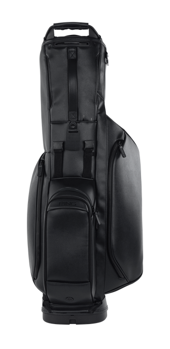 PING Reserve Golf Stand Carry Bag in black, view without its straps on