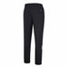 Back view of black PING AquaDrive Pro waterproof golf over trousers with a rear pocket and white logo detail.