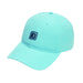 FootJoy Performance Golf Cap in light blue, featuring a structured crown, curved peak, and embroidered FJ logo.