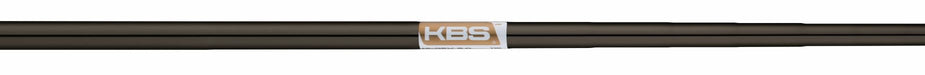 Taylormade Hi Toe 5 golf wedge shaft in matte black with a central KBS branding label.