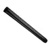 Black Scotty Cameron putter grip with a textured, dimpled surface and embossed branding, angled view.