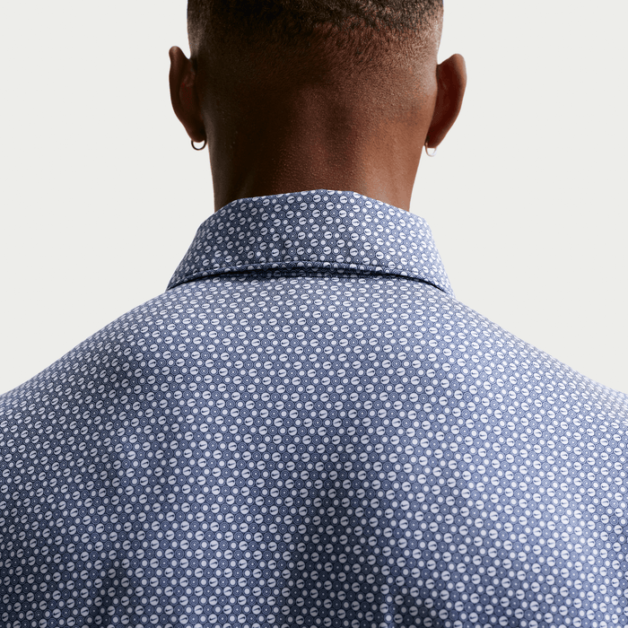 Nike Velocity Dri-FIT Micro Golf Polo Shirt college navy and white