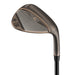 Taylormade Hi Toe 5 golf wedge in bronze finish, featuring a 60-degree loft and forged steel head, back view.