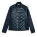 front of J.Lindeberg Heyden Quilt Hybrid Golf Jacket in navy